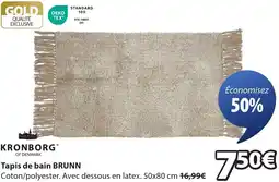 JYSK Tapis de bain brunn offre