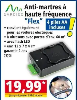 Norma GARDIGO Anti-martres à haute fréquence Flex offre