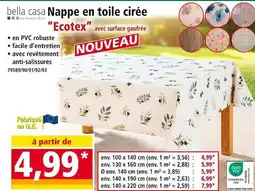 Norma bella casa Nappe en toile cirée Ecotex offre