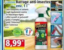 Norma VENTEO Barrage anti-insectes offre