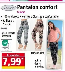 Norma ElleNor Pantalon confort femme offre