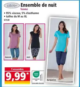 Norma ELLENOR Ensemble de nuit femme offre