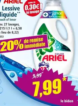 Norma Ariel Lessive liquide offre
