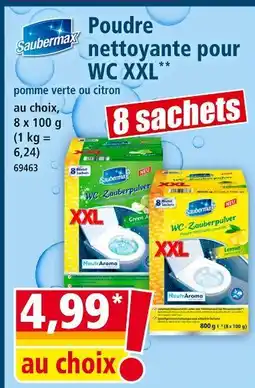 Norma Saubermax Poudre nettoyante pour WC XXL offre