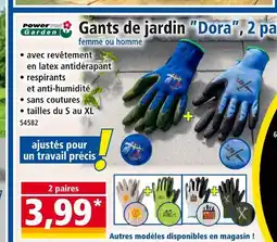 Norma PowerTec Garden Gants de jardin Dora, 2 paires offre