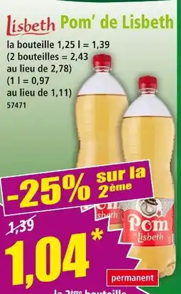 Norma LISBETH Pom' de Lisbeth offre