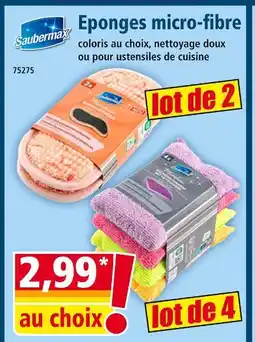 Norma SAUBERMAX Eponges micro-fibre offre