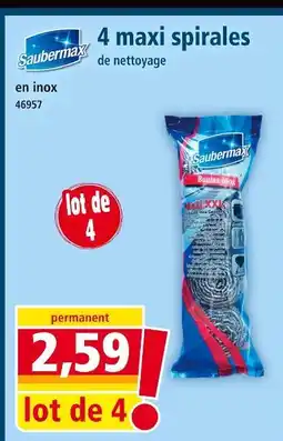 Norma SAUBERMAX 4 maxi spirales offre