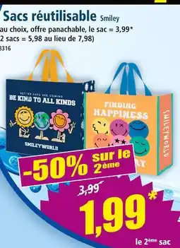 Norma Sacs réutilisable offre
