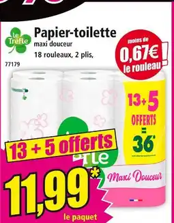 Norma Le Trèfle Papier-toilette offre