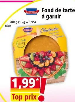 Norma Fond de tarte à garnir offre