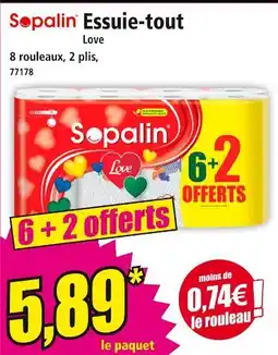 Norma Sopalin Essuie-tout Love offre