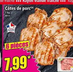Norma Côtes de porc offre