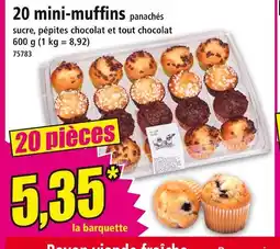 Norma 20 mini-muffins panachés offre