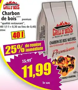 Norma Charbon de bois premium offre