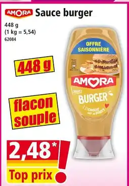 Norma AMORA Sauce burger offre