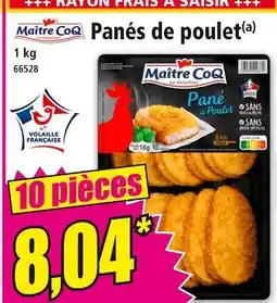 Norma MAITRE COQ Panés de poulet offre