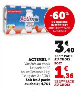 U Express ACTIMEL Actimel offre