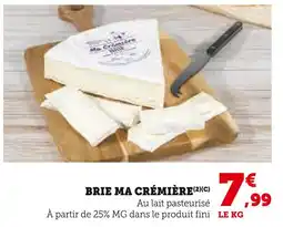 U Express MA CRÉMIÈRE Brie offre