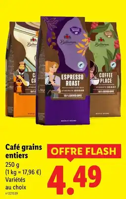 Lidl Bellarom Café grains entiers offre