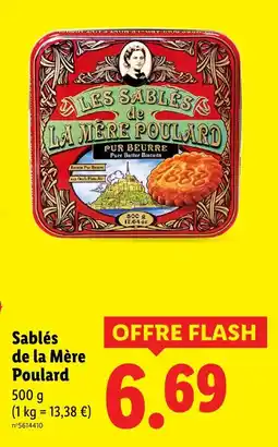 Lidl LA MÈRE POULARD Sablés offre