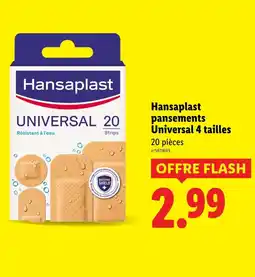 HANSAPLAST pansements Universal 4 tailles