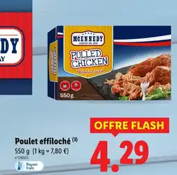 Lidl Pulled Chicken Paprika Flavour offre