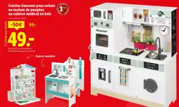 Lidl Play tive Cuisine Gourmet pour enfant ou maison de poupées ou cabinet médical en bois offre