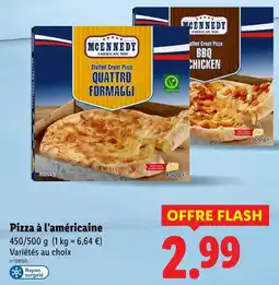 Lidl MCENNEDY Pizza à l'américaine offre