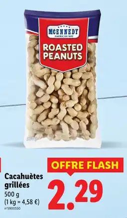 Lidl Mcennedy american way Cacahuètes grillées offre