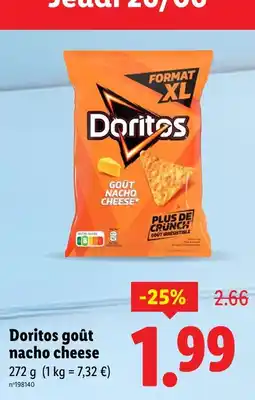 Lidl Doritos Doritos goût nacho cheese offre