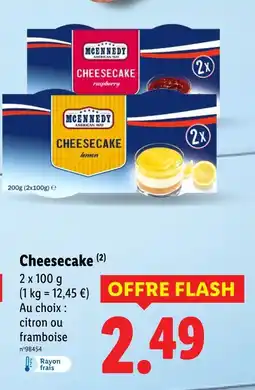 Lidl McEnnedy American Way Cheesecake offre