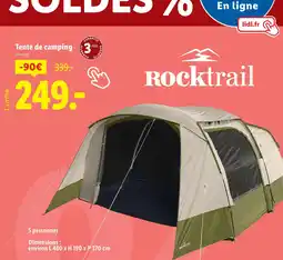 Lidl ROCKTAIL Tente de camping offre