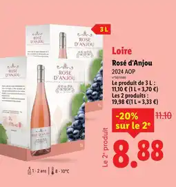 Lidl Loire Rosé d'Anjou 2024 AOP offre