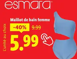 Lidl ESMARA Maillot de bain femme offre