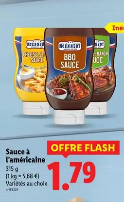 Lidl McEnnedy American Way Sauce à l'américaine offre