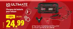 Lidl Ultimate Speed Chargeur de batterie pour voiture offre