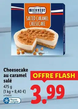 Lidl MCENNEDY AMERICAN WAY Caramel Cheesecake offre