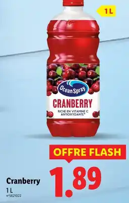 Lidl Ocean Spray Cranberry offre
