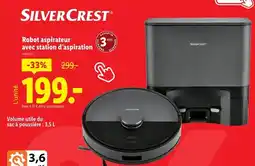 Lidl SILVERCREST Robot aspirateur avec station d'aspiration offre