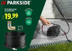 Lidl Parkside Set de débouchage de canalisation offre