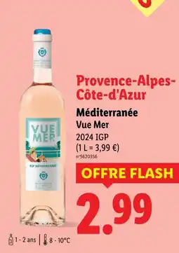 Lidl Provence-Alpes-Côte-d'Azur Méditerranée Vue Mer 2024 IGP offre