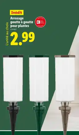 Lidl Parkside Arrosage goutte à goutte pour plantes offre