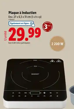 Lidl SILVERCREST Plaque à induction offre