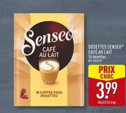 ALDI SENSEO Dosettes café au lait offre