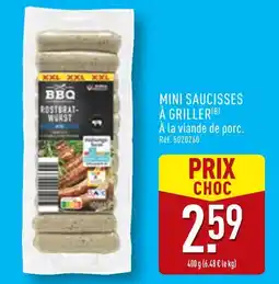 ALDI BBQ Mini saucisses à griller offre