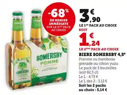 Super U Somersby Biere 4,5° offre