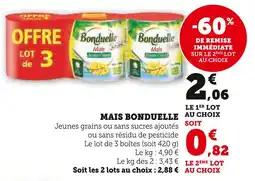Super U BONDUELLE MAIS BONDUELLE offre