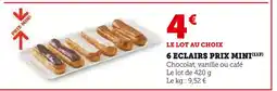 Super U Eclairs Prix Mini offre