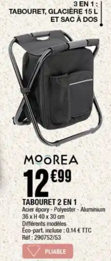 La Foir'Fouille Tabouret 2 en 1 offre